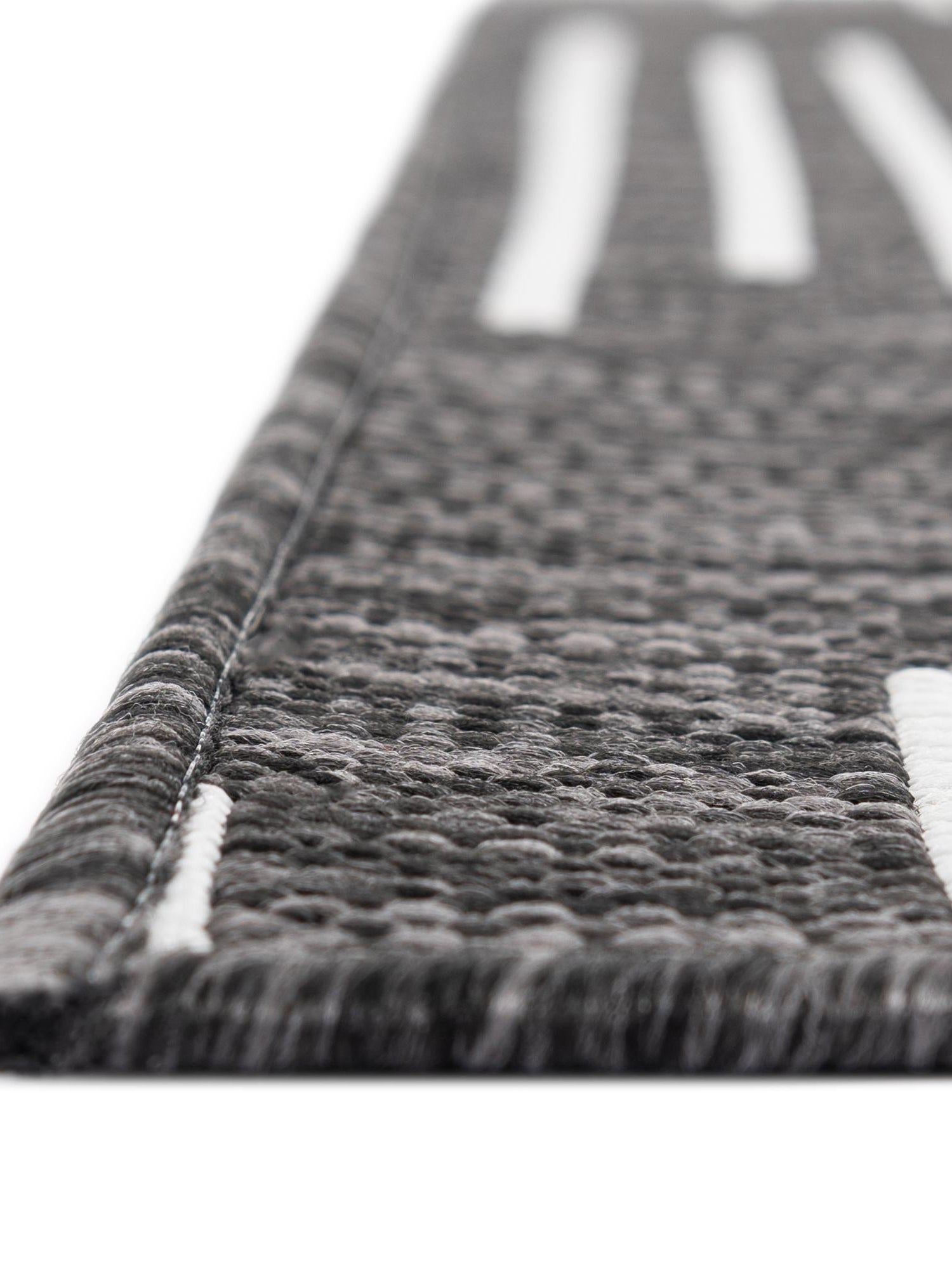 Charcoal Gray 10' x 13' 1 Outdoor Modern Rectangle Area Rug Weather Resistant for Patio, Deck, Terrace, Balcony, Porch 100% Polypropylene Modern Outside Carpet for Sale at Rug Engine