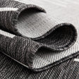 Charcoal Gray 6' 1 x 6' 1 Outdoor Modern Square Area Rug Weather Resistant for Patio, Deck, Terrace, Balcony, Porch 100% Polypropylene Modern Outside Carpet for Sale at Rug Engine