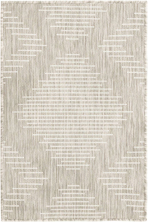 Gray 2' x 3' 1 Outdoor Modern Rectangle Area Rug Weather Resistant for Patio, Deck, Terrace, Balcony, Porch 100% Polypropylene Modern Outside Carpet for Sale at Rug Engine
