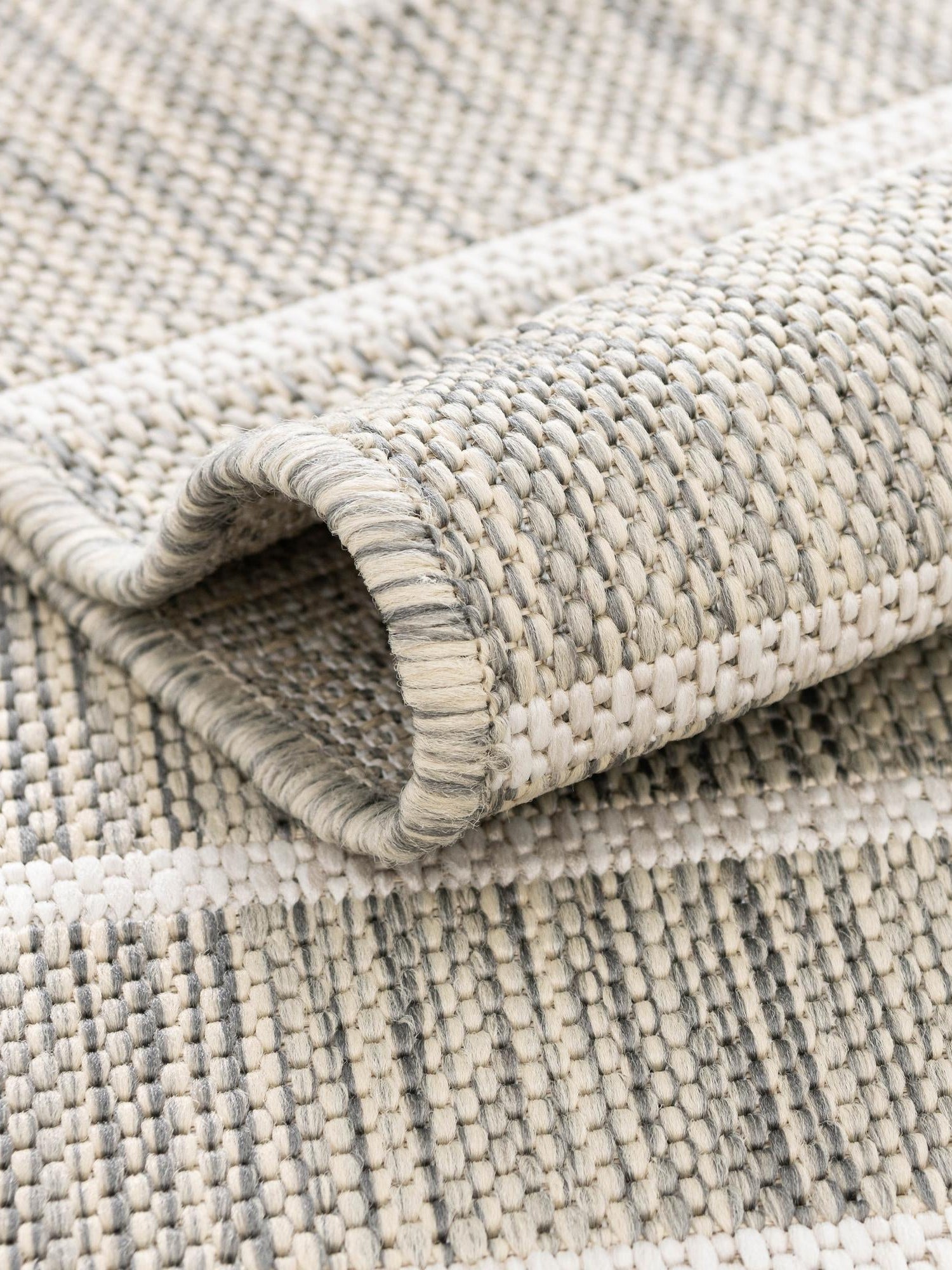 Gray 12' x 12' Outdoor Modern Square Area Rug Weather Resistant for Patio, Deck, Terrace, Balcony, Porch 100% Polypropylene Modern Outside Carpet for Sale at Rug Engine
