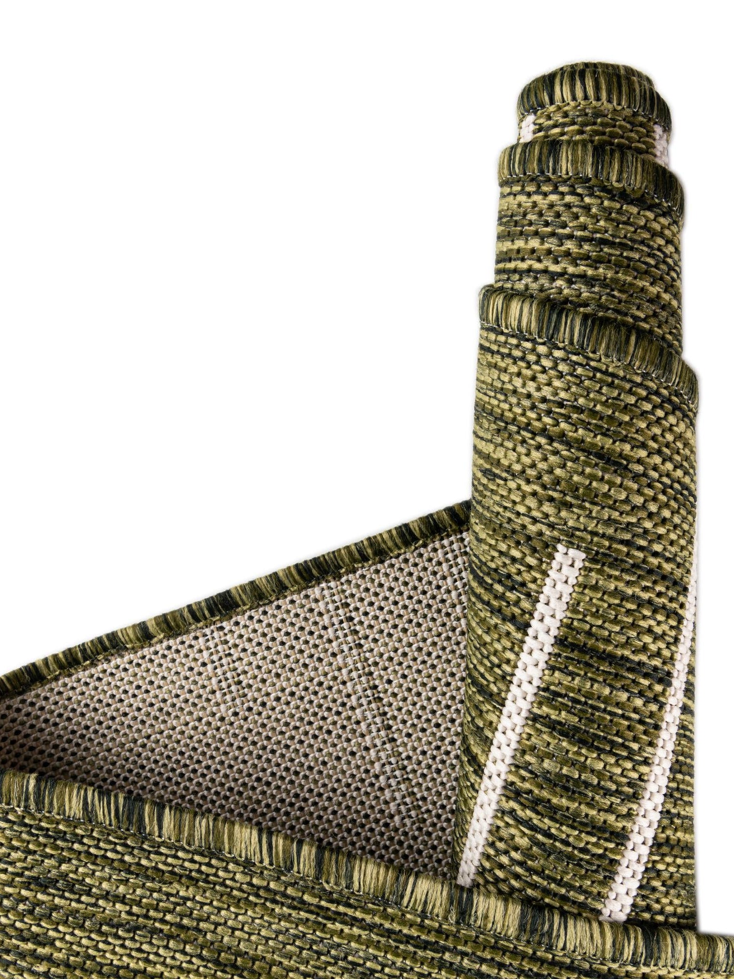 Green 7' 1 x 10' Outdoor Modern Rectangle Area Rug Weather Resistant for Patio, Deck, Terrace, Balcony, Porch 100% Polypropylene Modern Outside Carpet for Sale at Rug Engine
