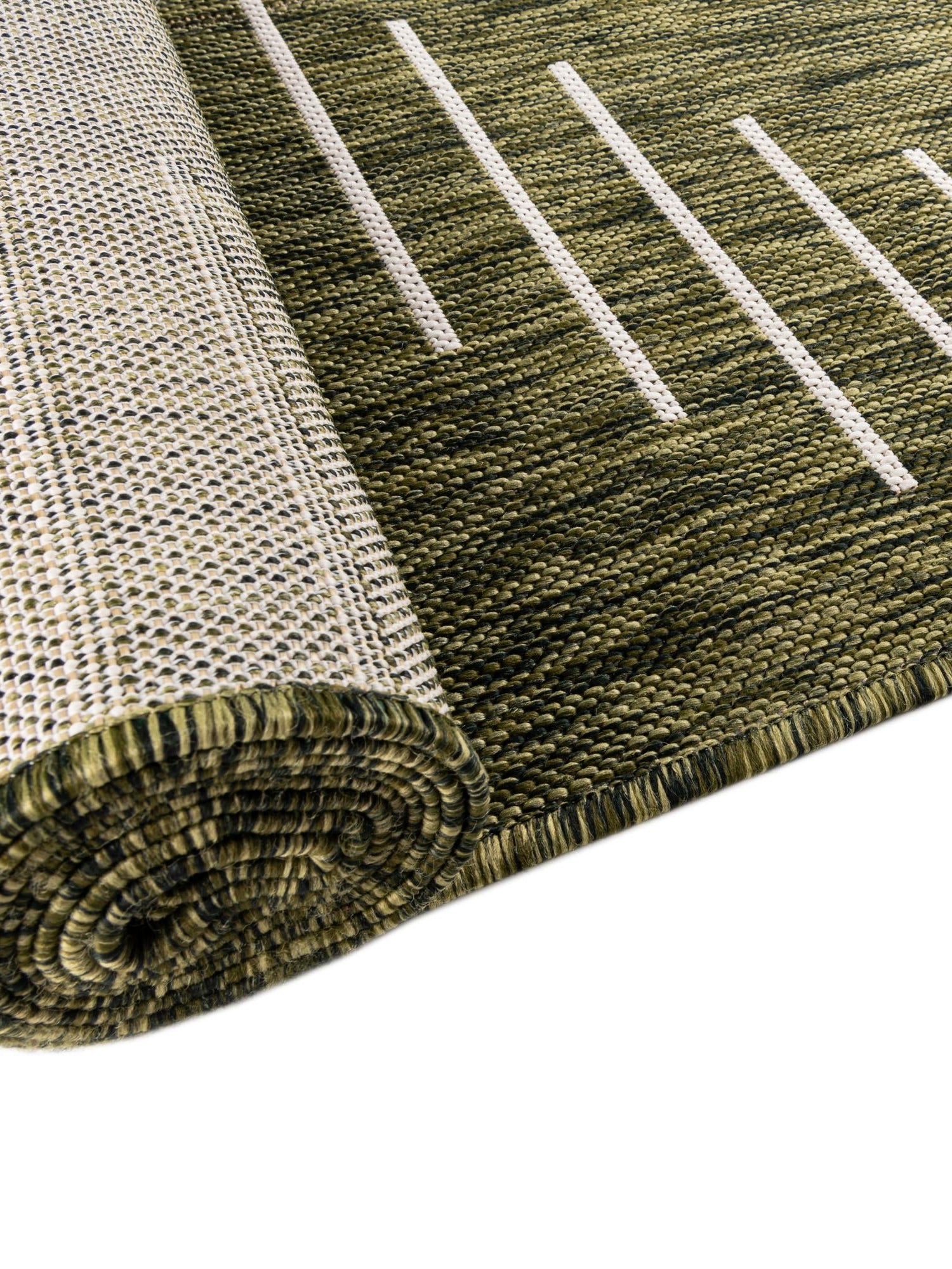 Green 6' 1 x 9' Outdoor Modern Rectangle Area Rug Weather Resistant for Patio, Deck, Terrace, Balcony, Porch 100% Polypropylene Modern Outside Carpet for Sale at Rug Engine
