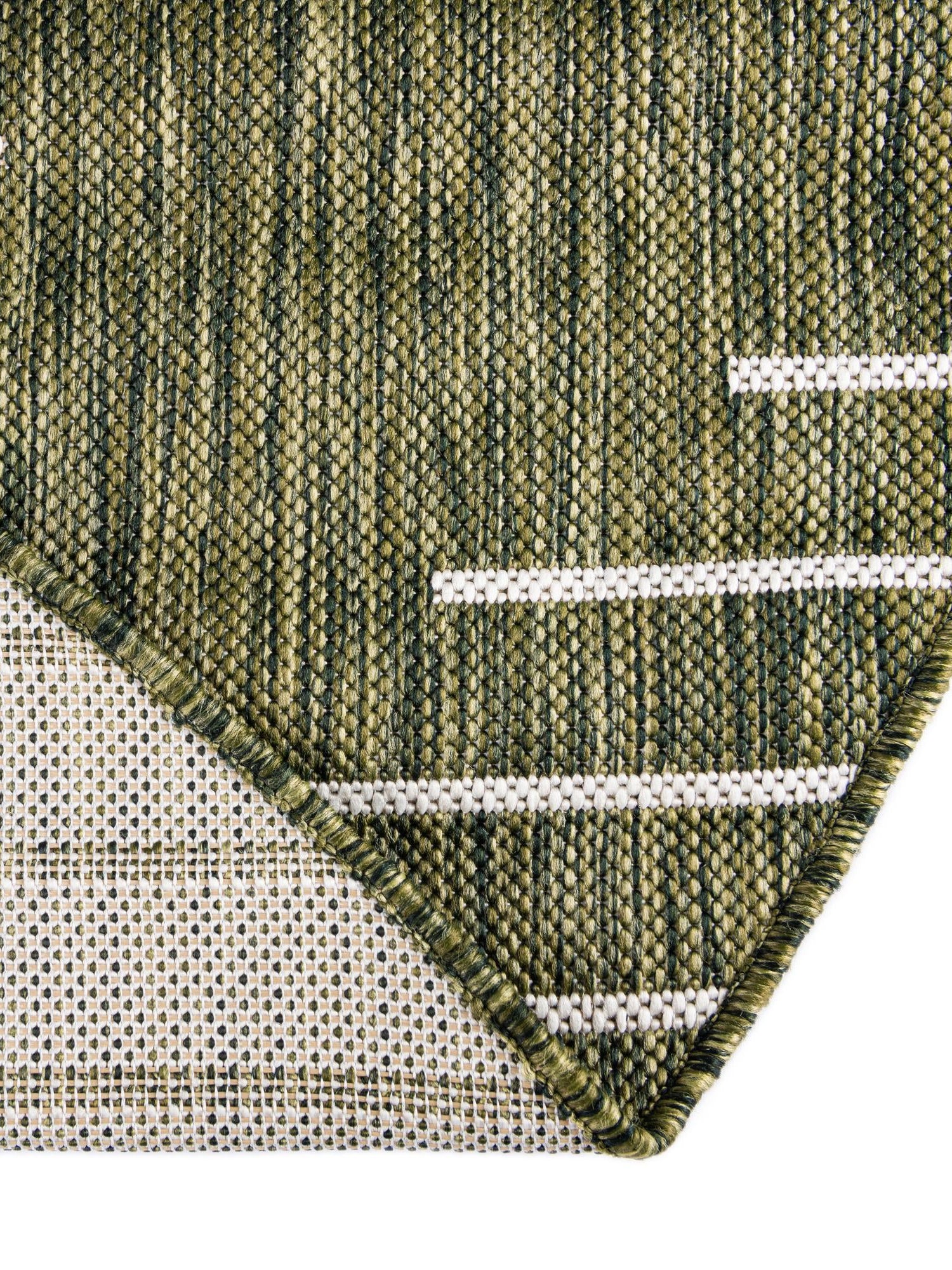 Green 3' 1 x 3' 1 Outdoor Modern Round Area Rug Weather Resistant for Patio, Deck, Terrace, Balcony, Porch 100% Polypropylene Modern Outside Carpet for Sale at Rug Engine