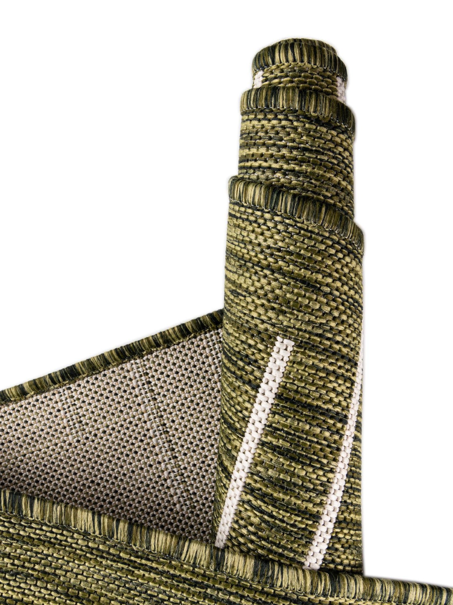 Green 10' 8 x 10' 8 Outdoor Modern Round Area Rug Weather Resistant for Patio, Deck, Terrace, Balcony, Porch 100% Polypropylene Modern Outside Carpet for Sale at Rug Engine