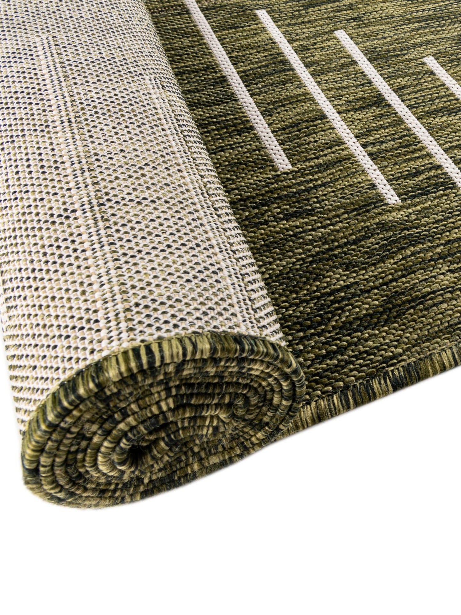 Green 13' 1 x 13' 1 Outdoor Modern Round Area Rug Weather Resistant for Patio, Deck, Terrace, Balcony, Porch 100% Polypropylene Modern Outside Carpet for Sale at Rug Engine