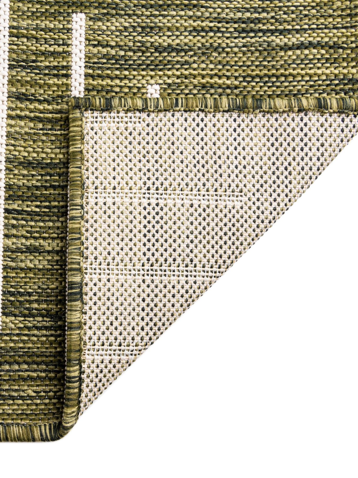Green 2' x 8' Outdoor Modern Runner Area Rug Weather Resistant for Patio, Deck, Terrace, Balcony, Porch 100% Polypropylene Modern Outside Carpet for Sale at Rug Engine
