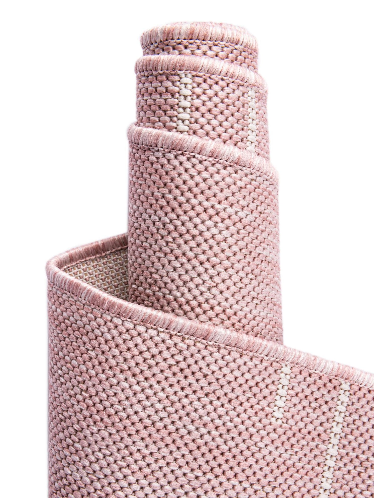 Pink 9' x 12' Outdoor Modern Rectangle Area Rug Weather Resistant for Patio, Deck, Terrace, Balcony, Porch 100% Polypropylene Modern Outside Carpet for Sale at Rug Engine
