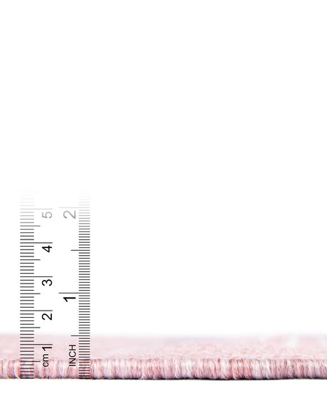Pink 13' 1 x 13' 1 Outdoor Modern Square Area Rug Weather Resistant for Patio, Deck, Terrace, Balcony, Porch 100% Polypropylene Modern Outside Carpet for Sale at Rug Engine