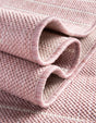 Pink 3' 1 x 3' 1 Outdoor Modern Round Area Rug Weather Resistant for Patio, Deck, Terrace, Balcony, Porch 100% Polypropylene Modern Outside Carpet for Sale at Rug Engine