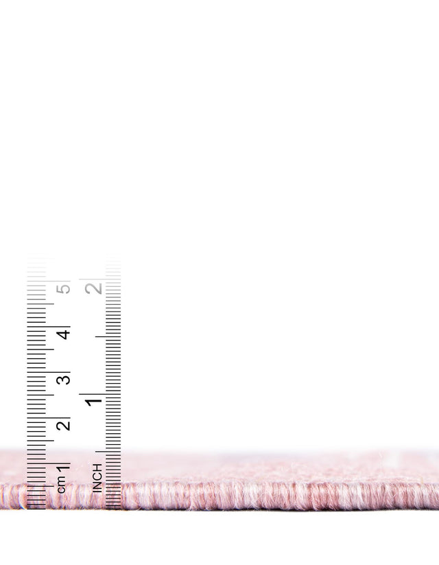 Pink 2' x 8' Outdoor Modern Runner Rug