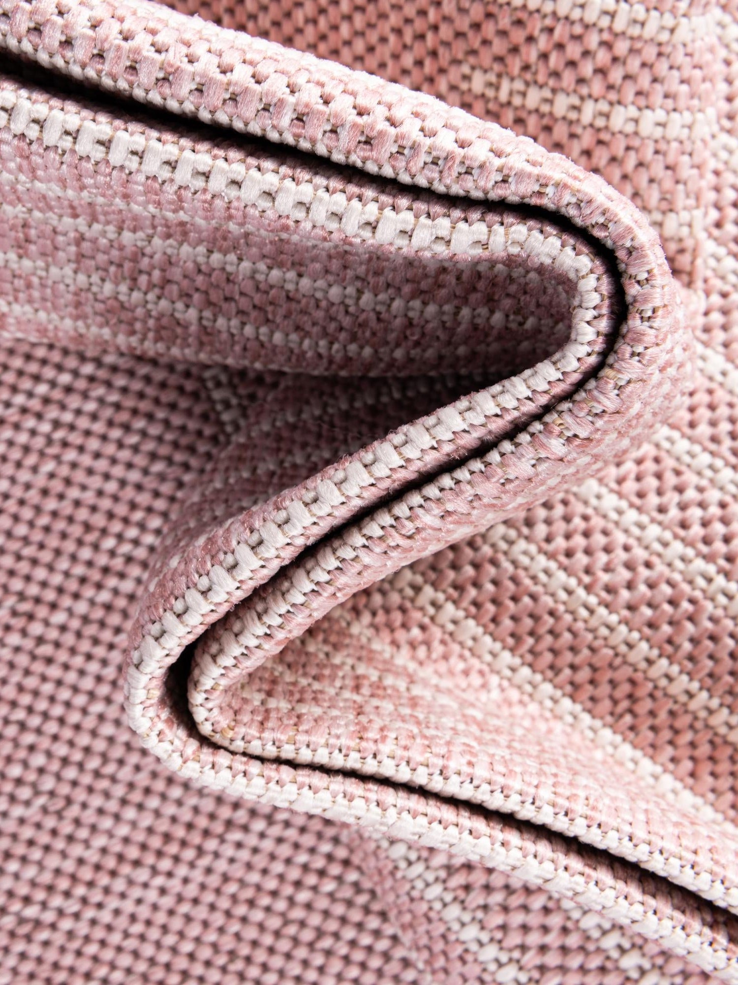 Pink 2' x 5' 3 Outdoor Modern Runner Area Rug Weather Resistant for Patio, Deck, Terrace, Balcony, Porch 100% Polypropylene Modern Outside Carpet for Sale at Rug Engine