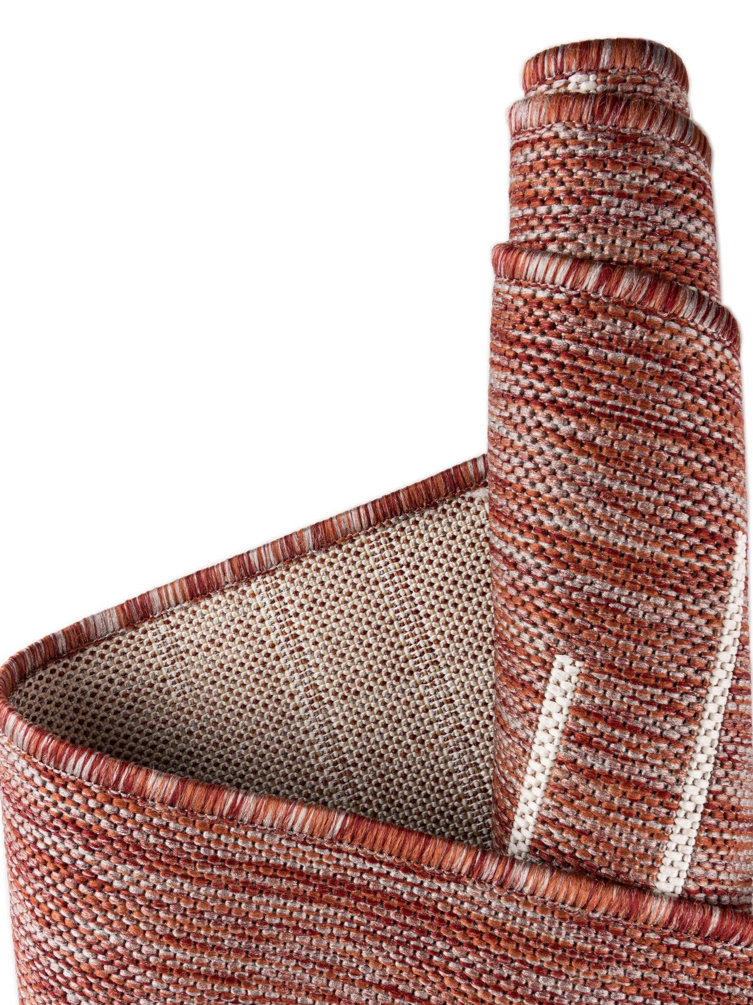 Rust Red 9' x 12' Outdoor Modern Rectangle Area Rug Weather Resistant for Patio, Deck, Terrace, Balcony, Porch 100% Polypropylene Modern Outside Carpet for Sale at Rug Engine