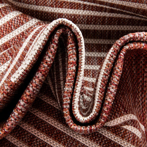 Rust Red 7' 10 x 7' 10 Outdoor Modern Round Area Rug Weather Resistant for Patio, Deck, Terrace, Balcony, Porch 100% Polypropylene Modern Outside Carpet for Sale at Rug Engine