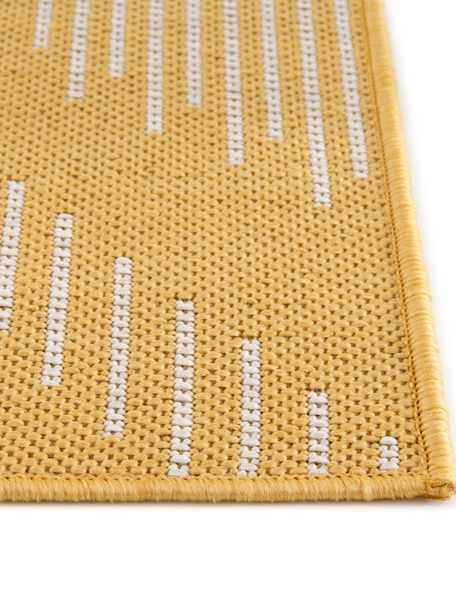 Yellow 10' x 13' 1 Outdoor Modern Rectangle Area Rug Weather Resistant for Patio, Deck, Terrace, Balcony, Porch 100% Polypropylene Modern Outside Carpet for Sale at Rug Engine