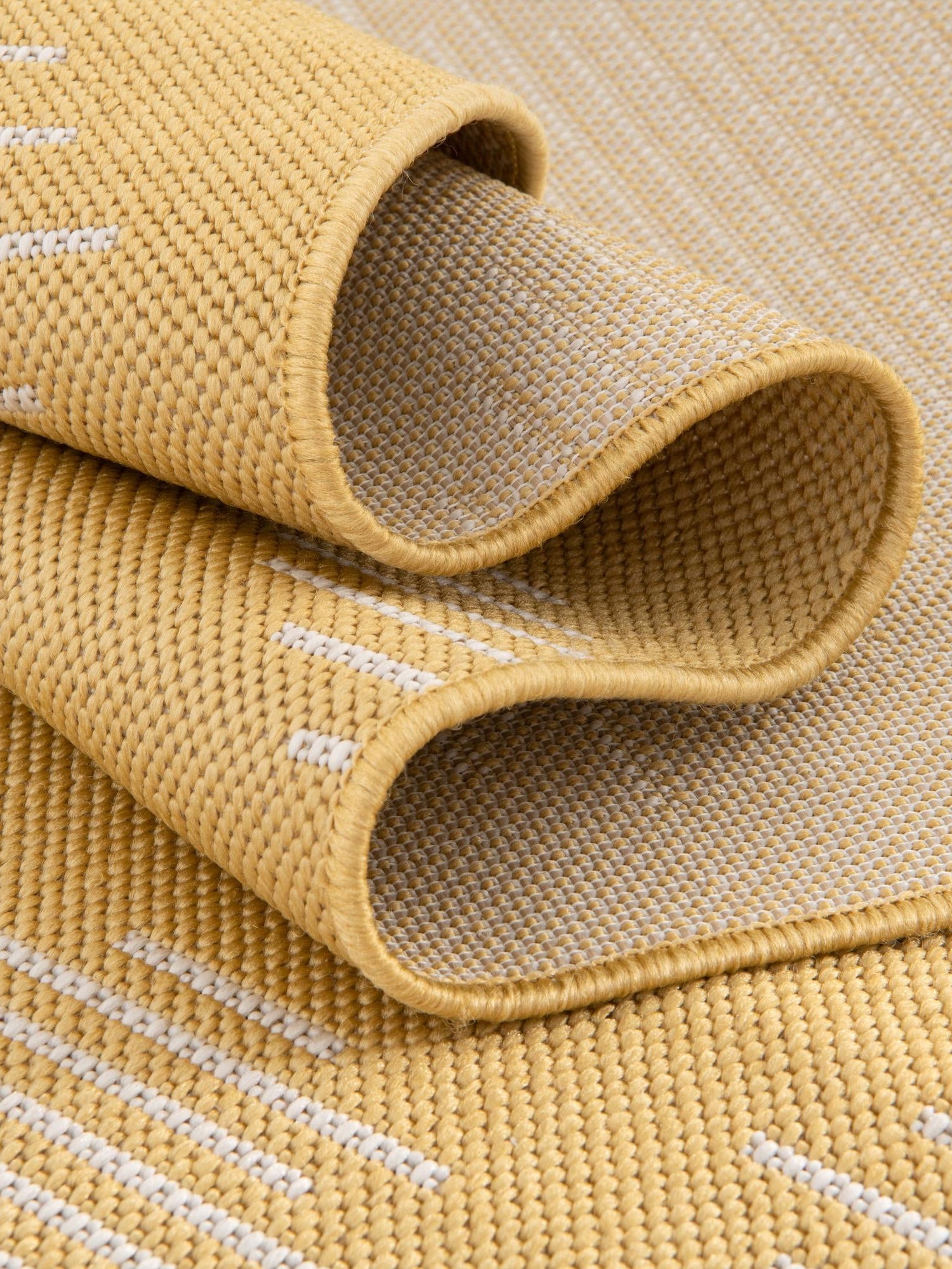 Yellow 13' 1 x 13' 1 Outdoor Modern Square Area Rug Weather Resistant for Patio, Deck, Terrace, Balcony, Porch 100% Polypropylene Modern Outside Carpet for Sale at Rug Engine