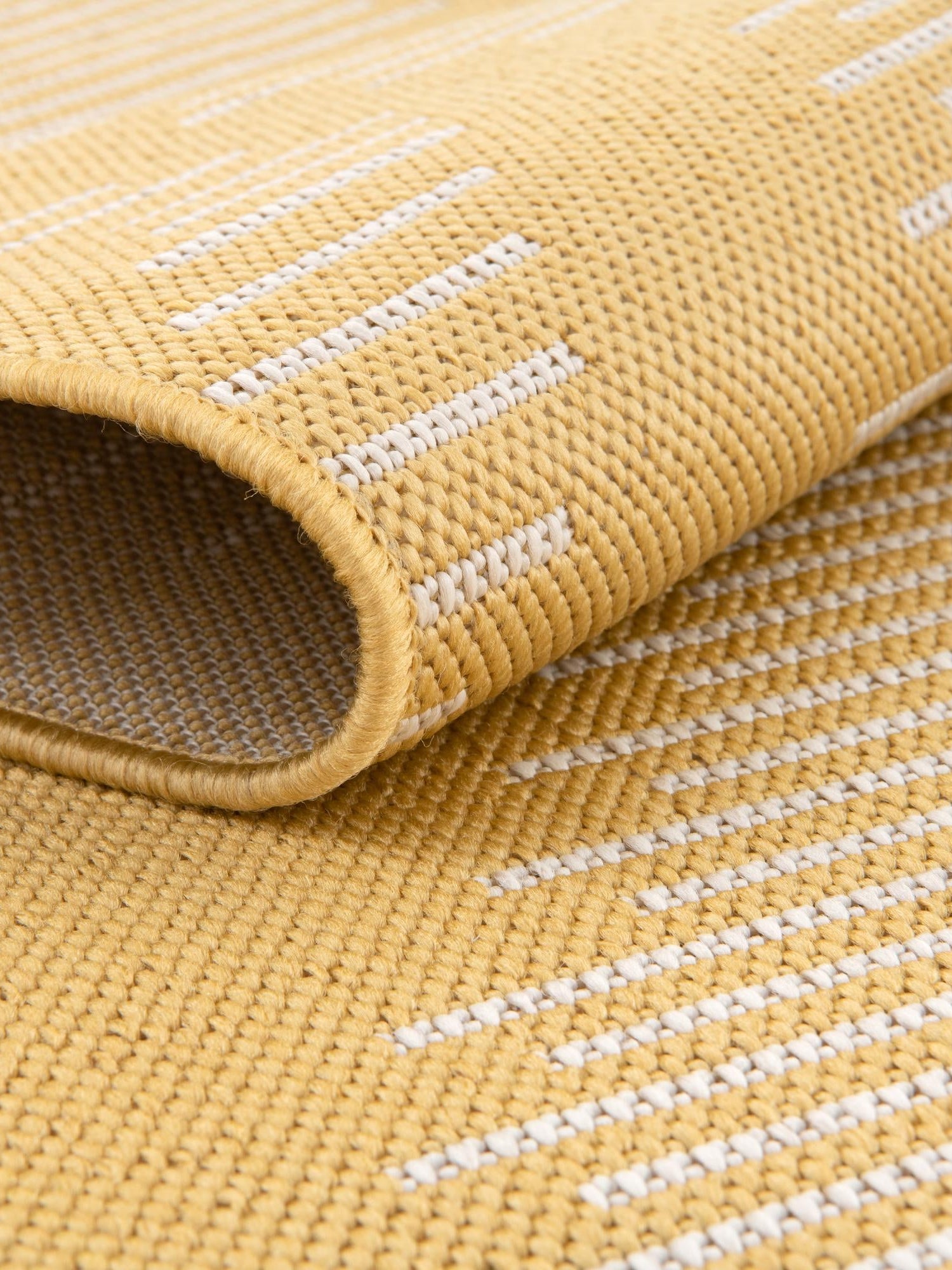 Yellow 13' 1 x 13' 1 Outdoor Modern Round Area Rug Weather Resistant for Patio, Deck, Terrace, Balcony, Porch 100% Polypropylene Modern Outside Carpet for Sale at Rug Engine