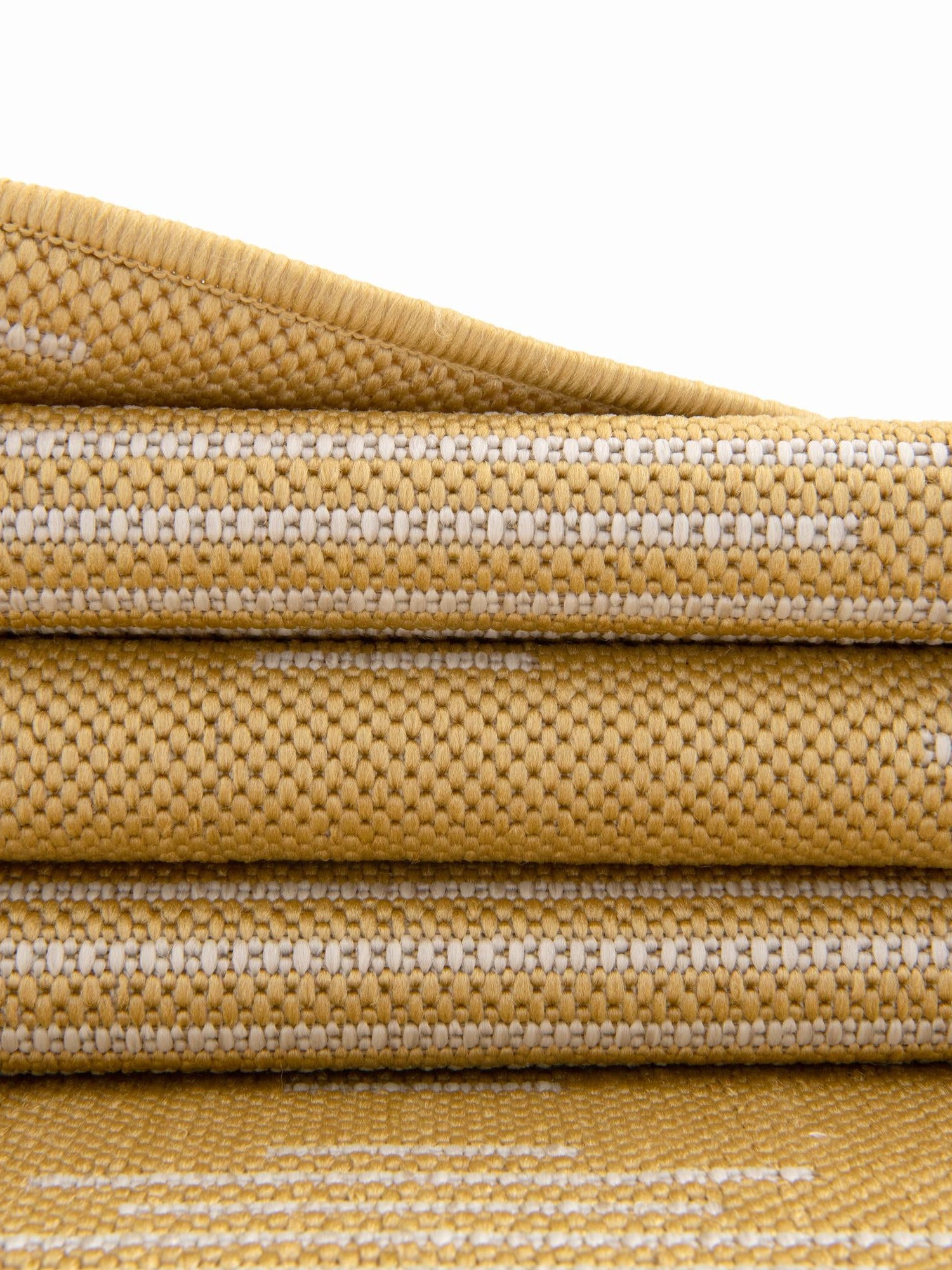 Yellow 4' 1 x 4' 1 Outdoor Modern Round Area Rug Weather Resistant for Patio, Deck, Terrace, Balcony, Porch 100% Polypropylene Modern Outside Carpet for Sale at Rug Engine