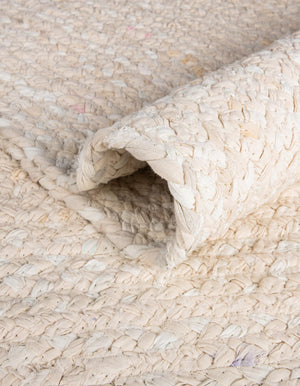 Ivory 1' 2 x 10' Braided Chindi Table Runner