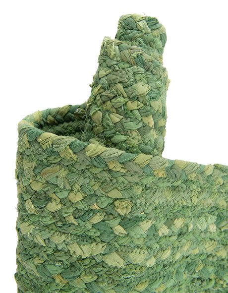 Green 1' 2 x 8' Braided Chindi Table Runner Area Rug Decorative Dining Room Kitchen All Natural Material Table Cover 100% Cotton Hand Braided Natural Eco-Friendly Boho Style Modern Carpet for Living Rooms Dining Office Dorm for Sale at Rug Engine