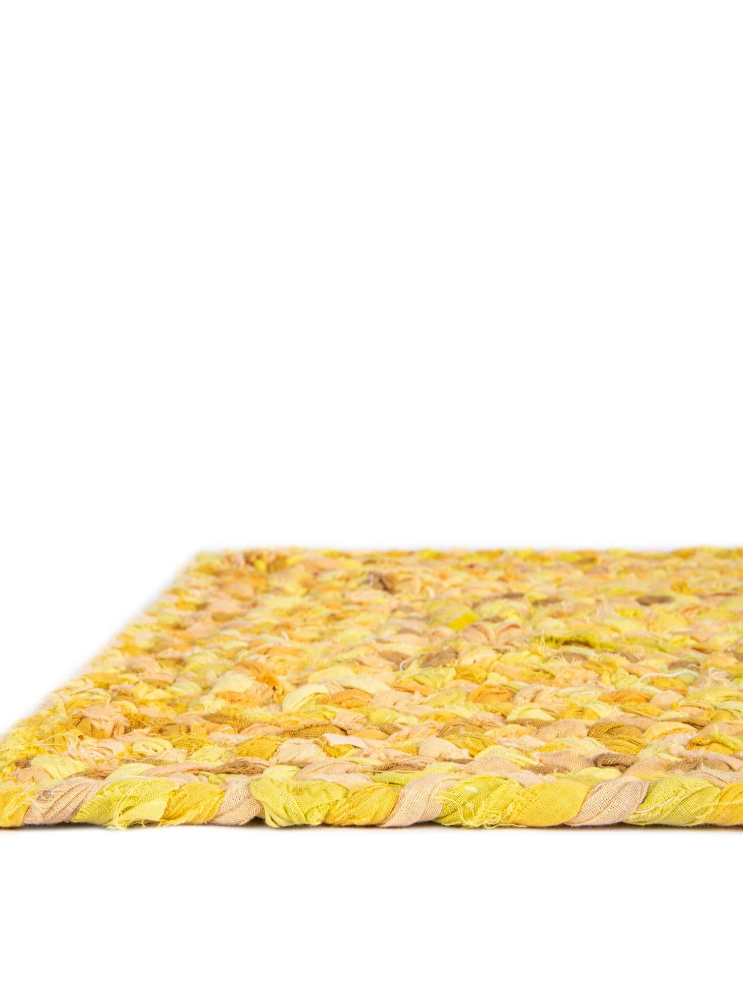 Yellow Orange 1' 2 x 8' Braided Chindi Table Runner Area Rug Decorative Dining Room Kitchen All Natural Material Table Cover 100% Cotton Hand Braided Natural Eco-Friendly Boho Style Modern Carpet for Living Rooms Dining Office Dorm for Sale at Rug Engine