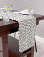 Gray 1' 2 x 8' Braided Chindi Table Runner