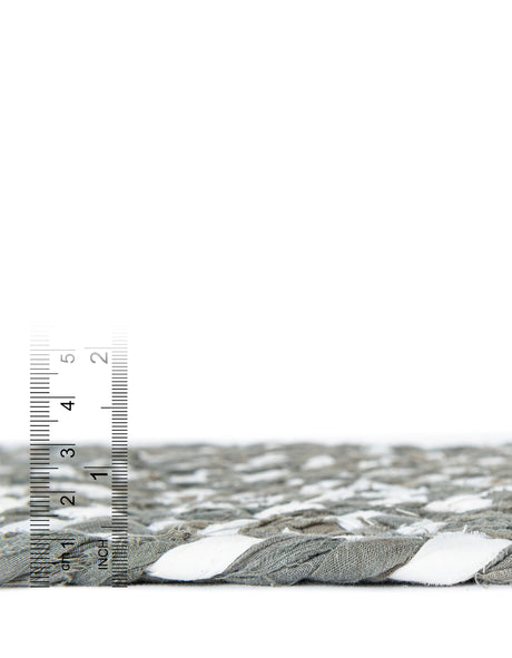 Gray 1' 2 x 10' Braided Chindi Table Runner Area Rug Decorative Dining Room Kitchen All Natural Material Table Cover 100% Cotton Hand Braided Natural Eco-Friendly Boho Style Modern Carpet for Living Rooms Dining Office Dorm for Sale at Rug Engine