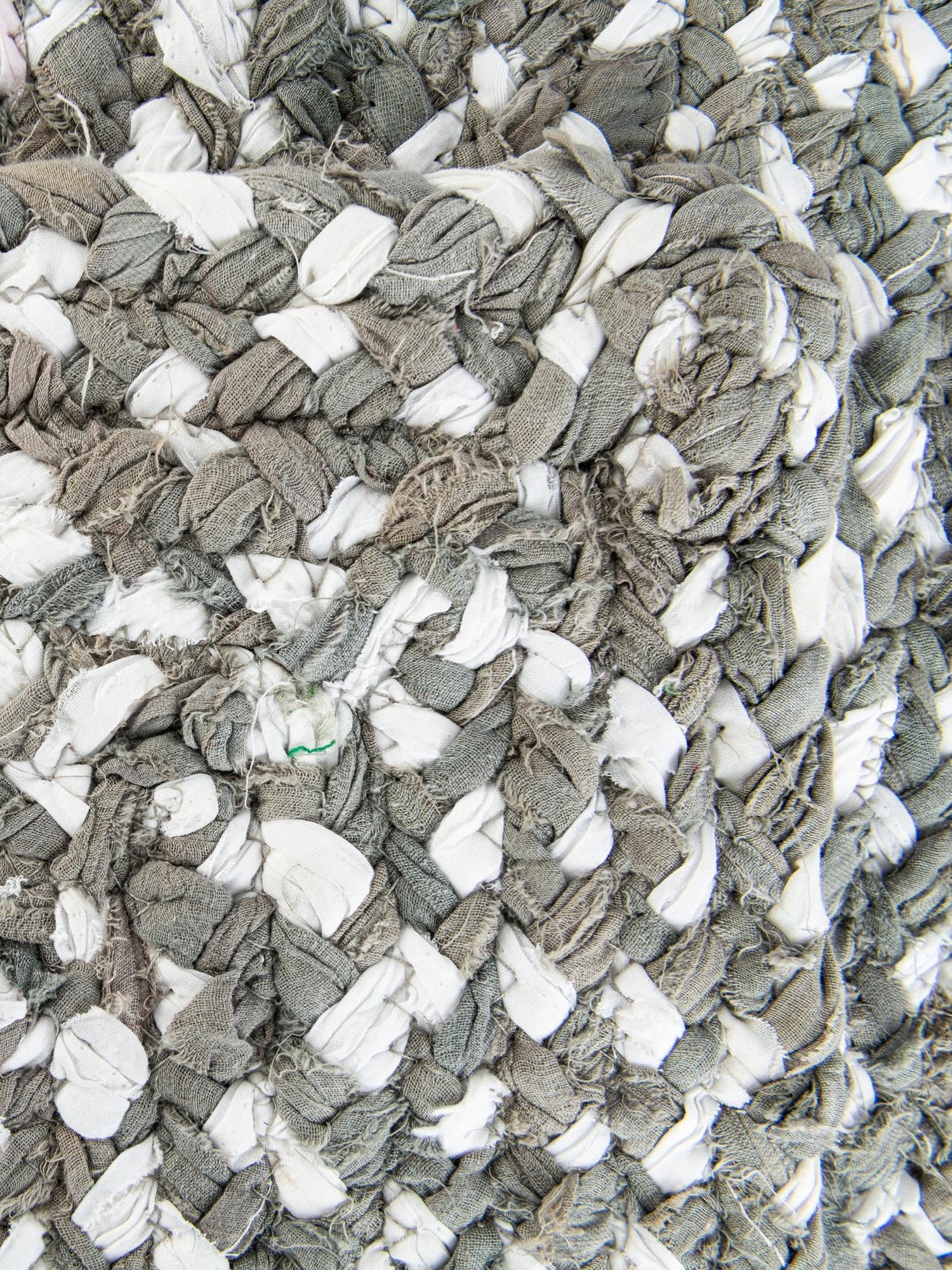 Gray 1' 2 x 10' Braided Chindi Table Runner Area Rug Decorative Dining Room Kitchen All Natural Material Table Cover 100% Cotton Hand Braided Natural Eco-Friendly Boho Style Modern Carpet for Living Rooms Dining Office Dorm for Sale at Rug Engine
