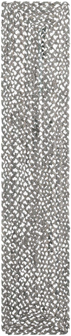 Gray 1' 2 x 6' 1 Braided Chindi Table Runner
