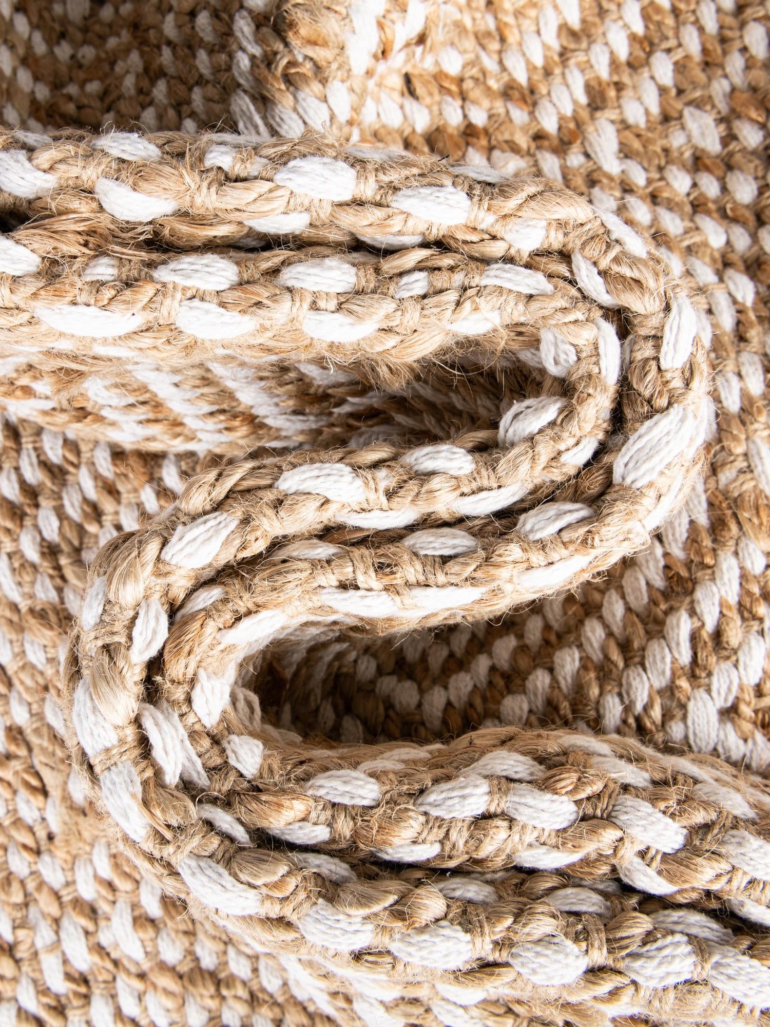 Natural 1' 2 x 8' Braided Jute Table Runner Area Rug Decorative Dining Room Kitchen All Natural Material Table Cover 100% Jute Hand Braided Natural Eco-Friendly Boho Style Carpet for Living Rooms Dining Office Space Dorms for Sale at Rug Engine