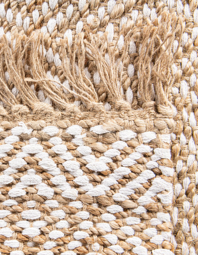 Natural 1' 2 x 4' 1 Braided Jute Table Runner