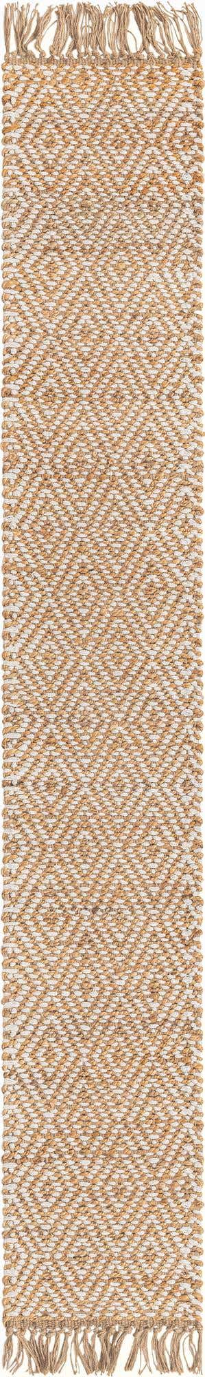 Natural 1' 2 x 8' Braided Jute Table Runner