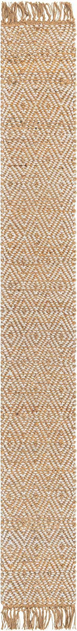 Natural 1' 2 x 10' Braided Jute Table Runner