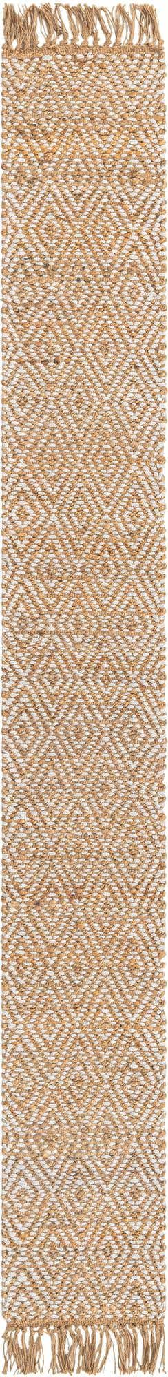 Natural 1' 2 x 10' Braided Jute Table Runner