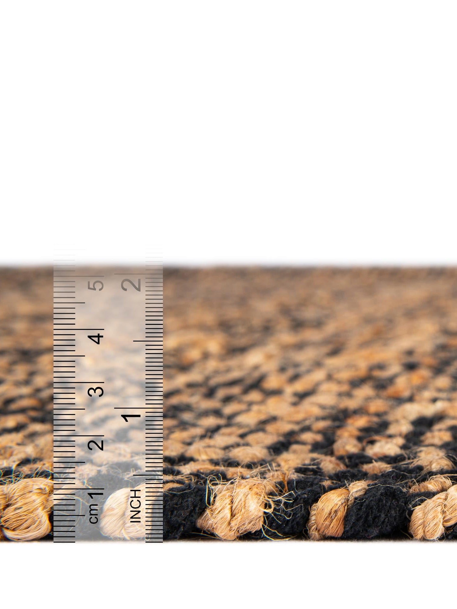 Black 1' 2 x 4' 1 Braided Jute Table Runner Area Rug Decorative Dining Room Kitchen All Natural Material Table Cover 100% Jute Hand Braided Natural Eco-Friendly Boho Style Carpet for Living Rooms Dining Office Space Dorms for Sale at Rug Engine