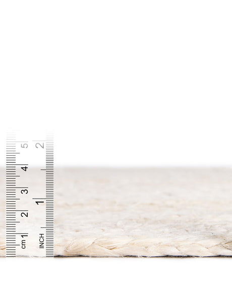 White 1' 2 x 10' Braided Jute Table Runner Area Rug Decorative Dining Room Kitchen All Natural Material Table Cover 100% Jute Hand Braided Natural Eco-Friendly Boho Style Carpet for Living Rooms Dining Office Space Dorms for Sale at Rug Engine