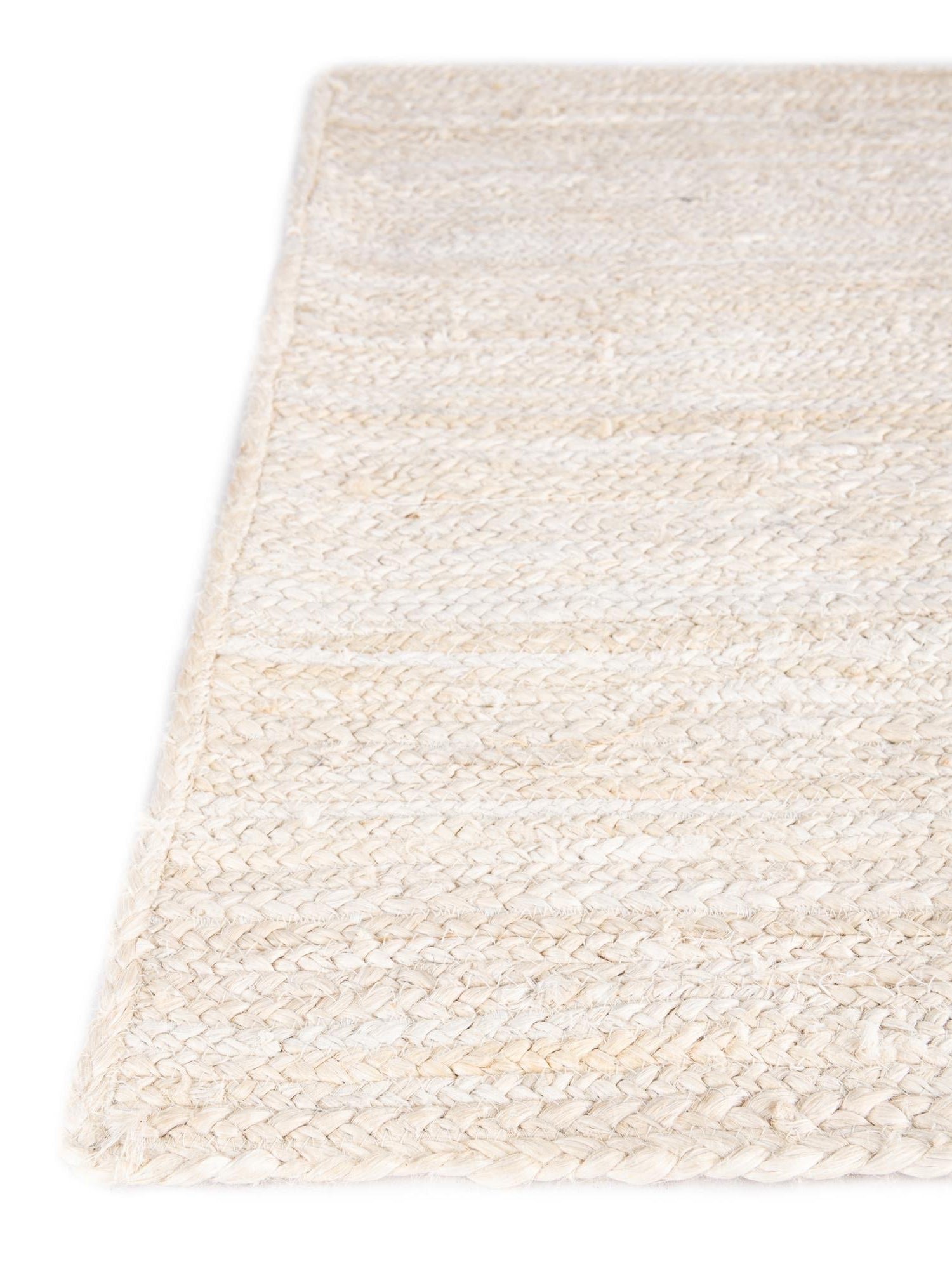 White 1' 2 x 4' 1 Braided Jute Table Runner Area Rug Decorative Dining Room Kitchen All Natural Material Table Cover 100% Jute Hand Braided Natural Eco-Friendly Boho Style Carpet for Living Rooms Dining Office Space Dorms for Sale at Rug Engine