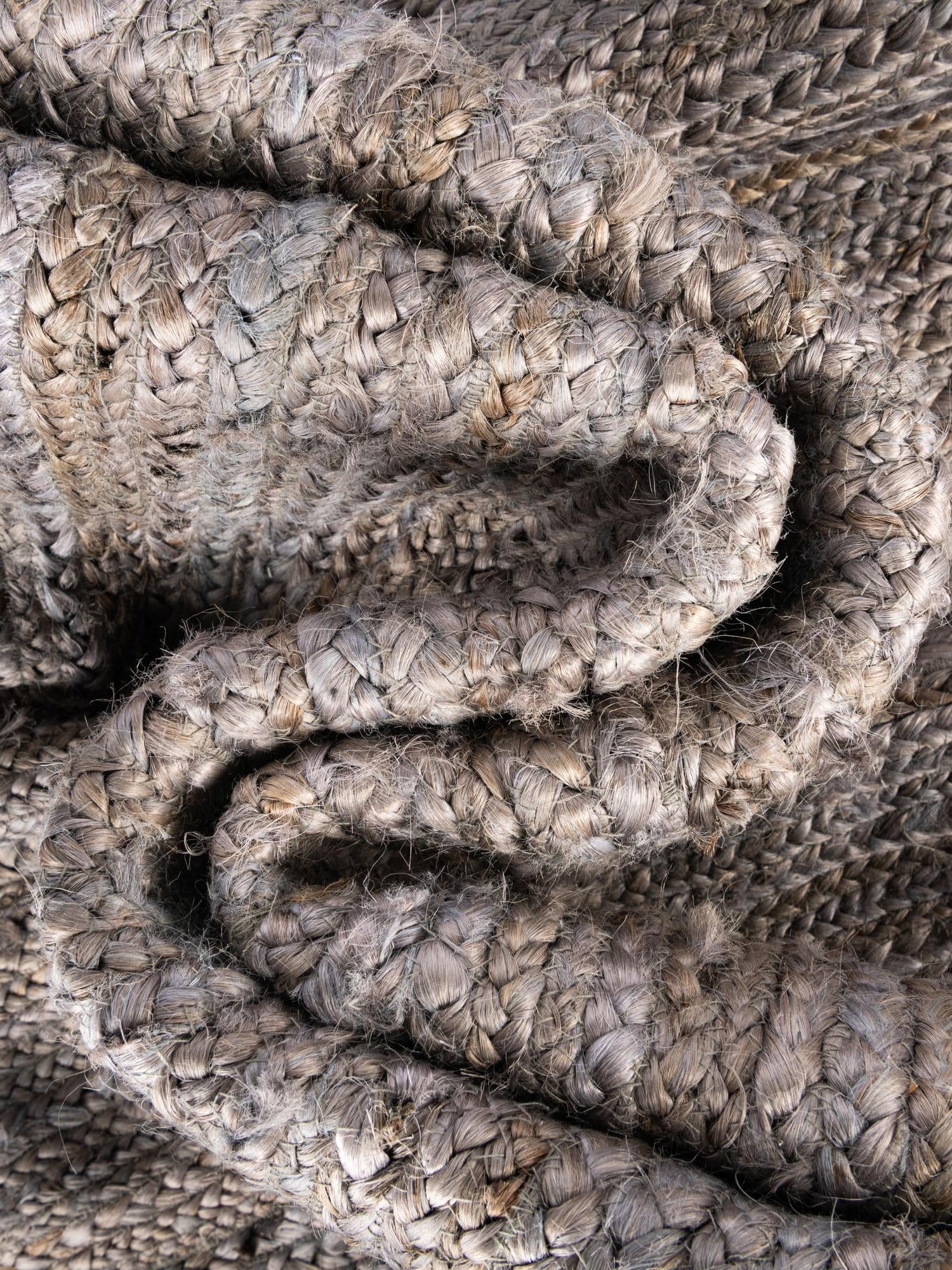 Gray 1' 2 x 8' Braided Jute Table Runner Area Rug Decorative Dining Room Kitchen All Natural Material Table Cover 100% Jute Hand Braided Natural Eco-Friendly Boho Style Carpet for Living Rooms Dining Office Space Dorms for Sale at Rug Engine