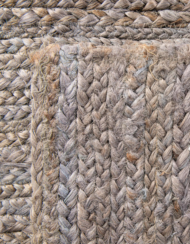 Gray 1' 2 x 5' 1 Braided Jute Table Runner