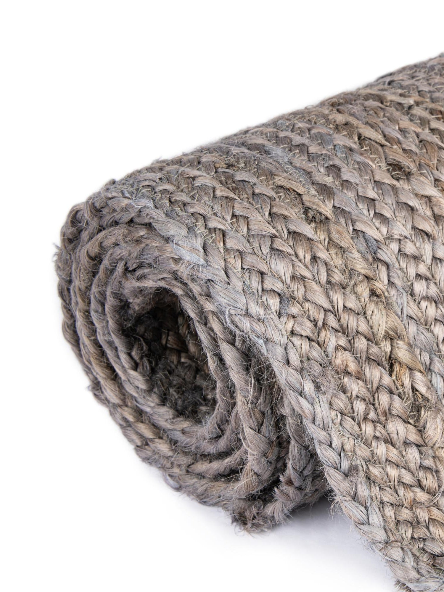 Gray 1' 2 x 8' Braided Jute Table Runner Area Rug Decorative Dining Room Kitchen All Natural Material Table Cover 100% Jute Hand Braided Natural Eco-Friendly Boho Style Carpet for Living Rooms Dining Office Space Dorms for Sale at Rug Engine