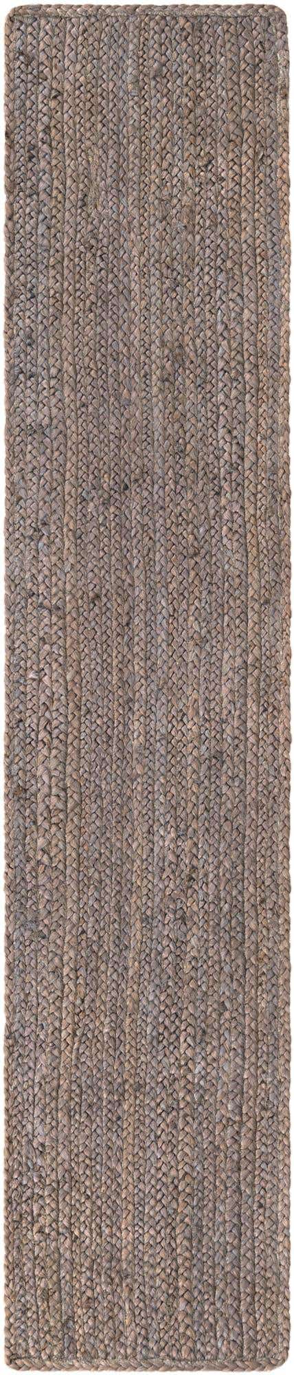 Gray 1' 2 x 6' 1 Braided Jute Table Runner