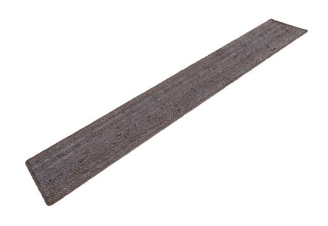 Gray 1' 2 x 8' Braided Jute Table Runner