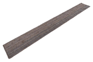 Gray 1' 2 x 10' Braided Jute Table Runner