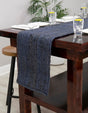 Navy Blue 1' 2 x 8' Braided Jute Table Runner