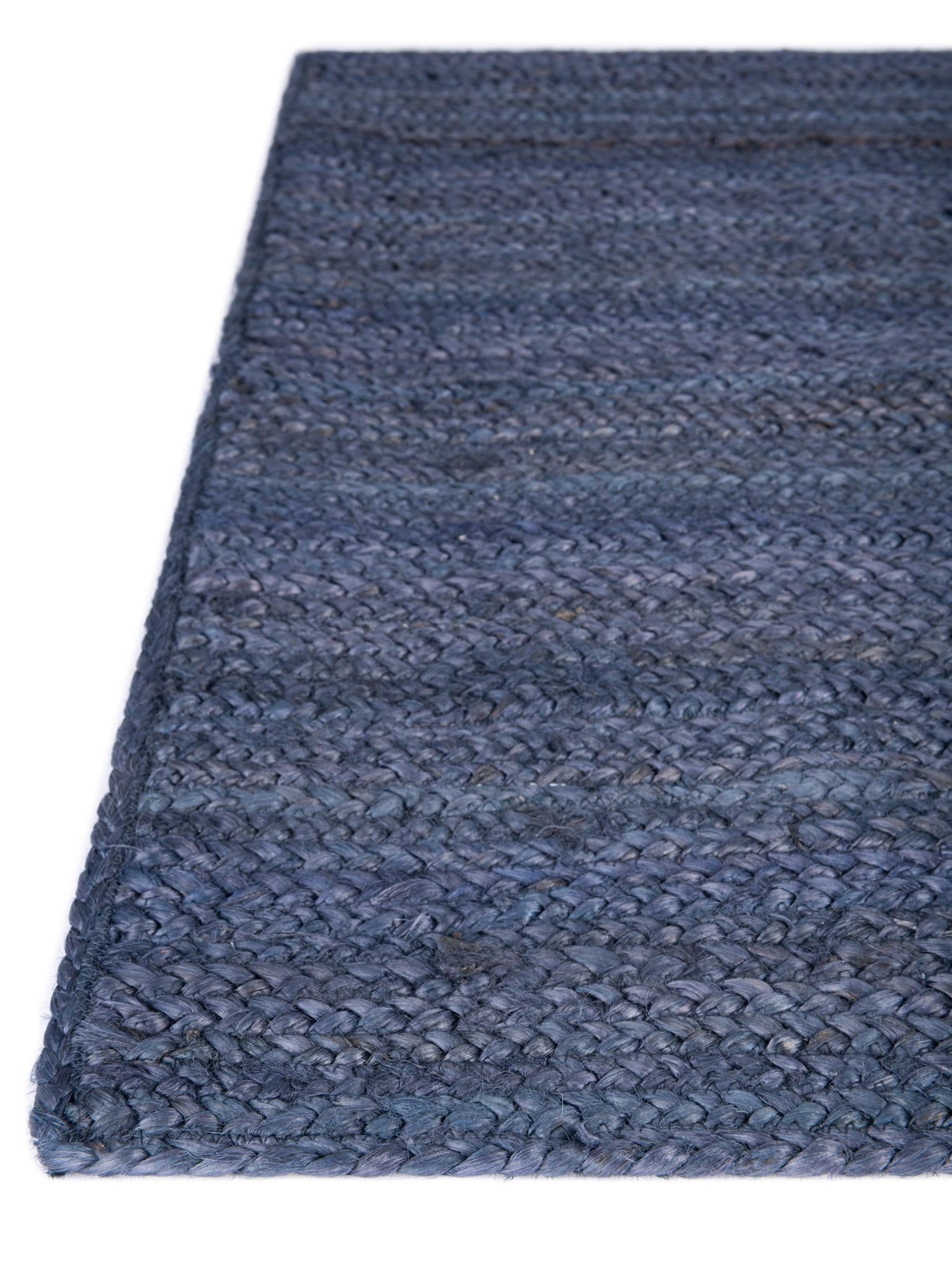 Navy Blue 1' 2 x 10' Braided Jute Table Runner Area Rug Decorative Dining Room Kitchen All Natural Material Table Cover 100% Jute Hand Braided Natural Eco-Friendly Boho Style Carpet for Living Rooms Dining Office Space Dorms for Sale at Rug Engine