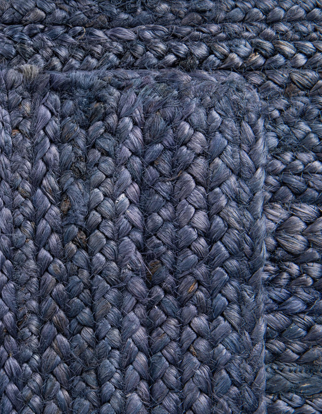 Navy Blue 1' 2 x 10' Braided Jute Table Runner