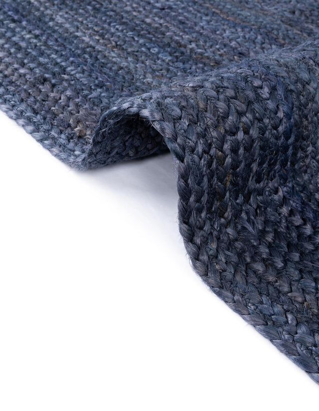 Navy Blue 1' 2 x 4' 1 Braided Jute Table Runner