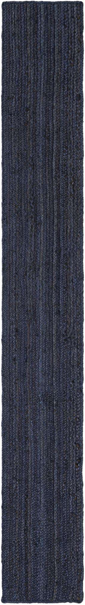 Navy Blue 1' 2 x 10' Braided Jute Table Runner