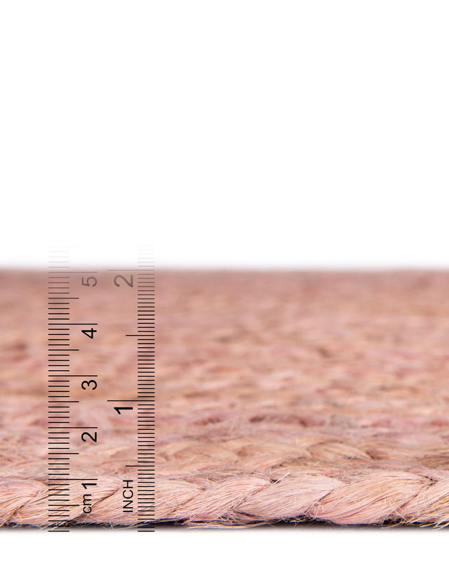 Light Pink 1' 2 x 8' Braided Jute Table Runner