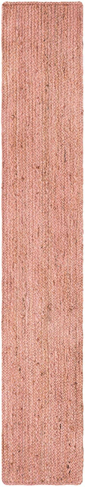 Light Pink 1' 2 x 8' Braided Jute Table Runner
