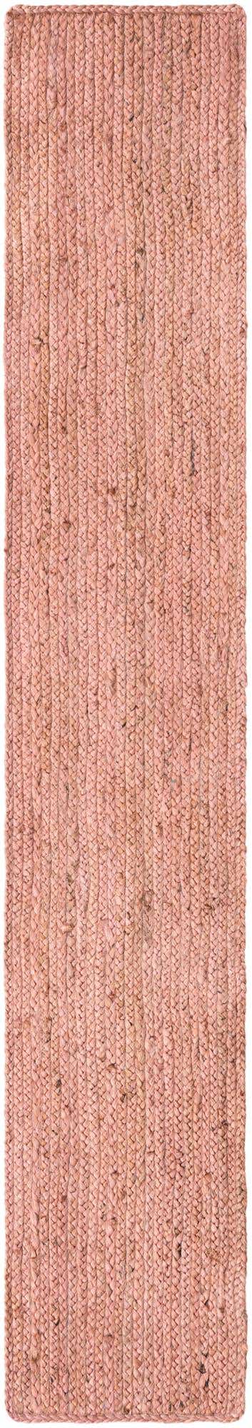 Light Pink 1' 2 x 8' Braided Jute Table Runner